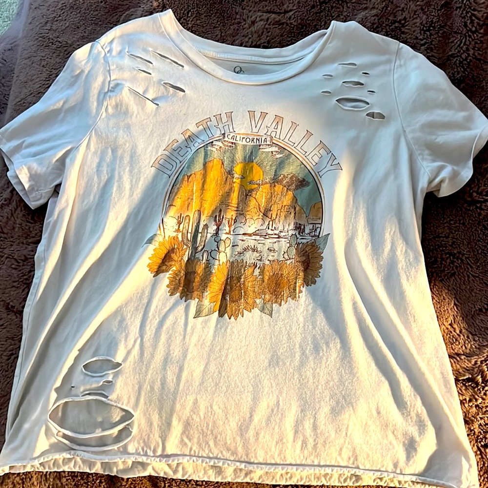 Buckle distressed western shirt